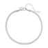 Chaîne Serpent Bracelet de Cheville en Argent