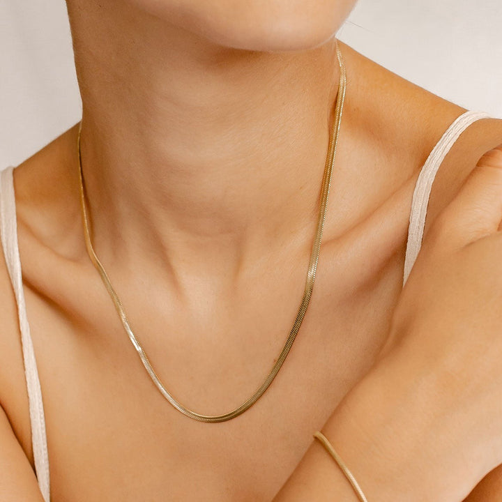 Schlangenkette Gold