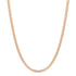 Snake Chain Necklace Rose Gold