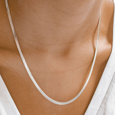 Collier Chaîne Serpent en Argent
