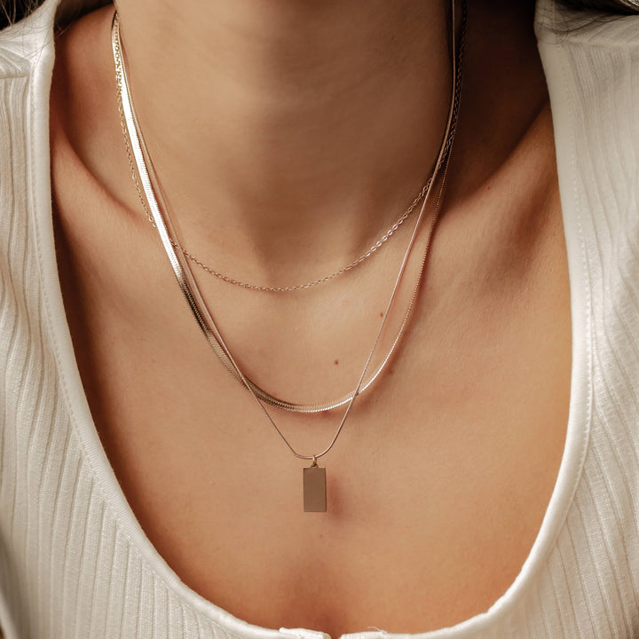 Snake Multi-Chain Necklace Set