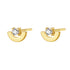 Solstice Stud Earrings 14K Gold