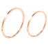 Edelstahl Ring Set in Rosegold