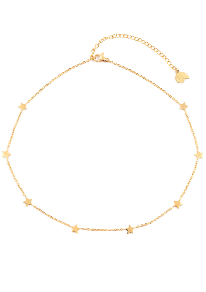 Collar Delicado de Estrella en Oro