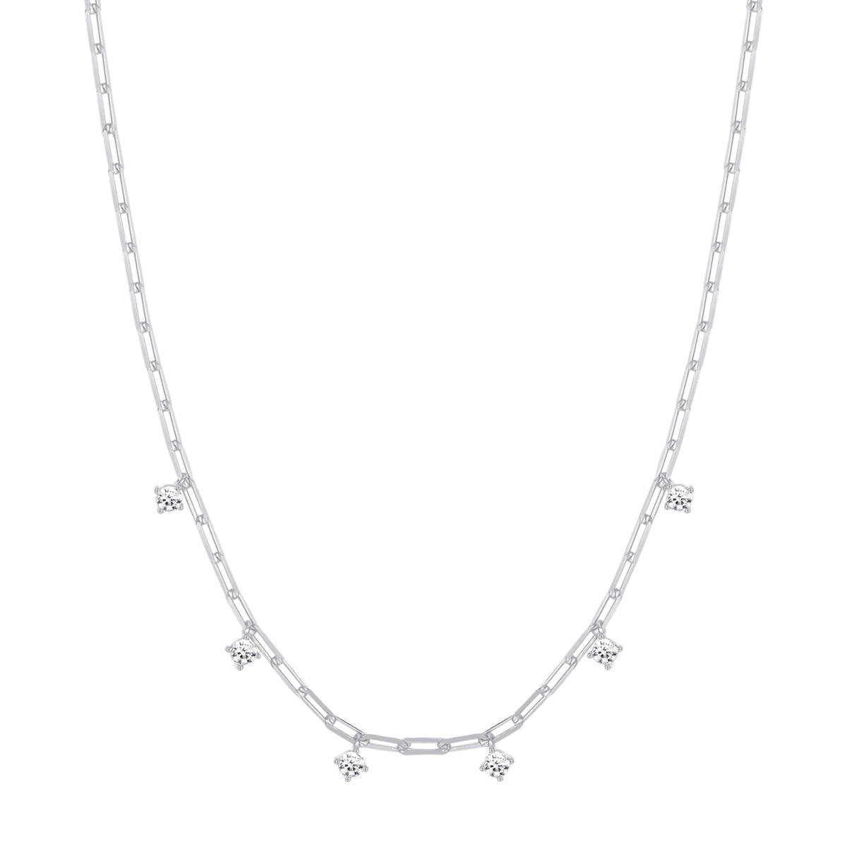 Starlight Chain Necklace Sterling Silver