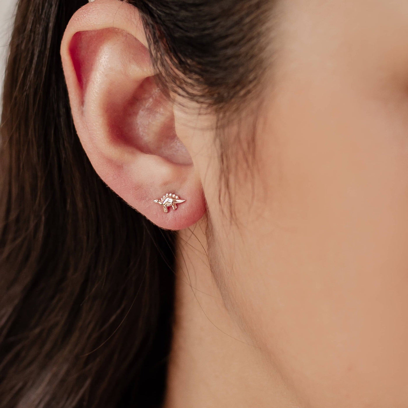 Clous d'Oreille Dinosaure Sterling Argent