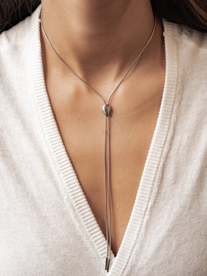 Teardrop Slider Necklace Waterproof