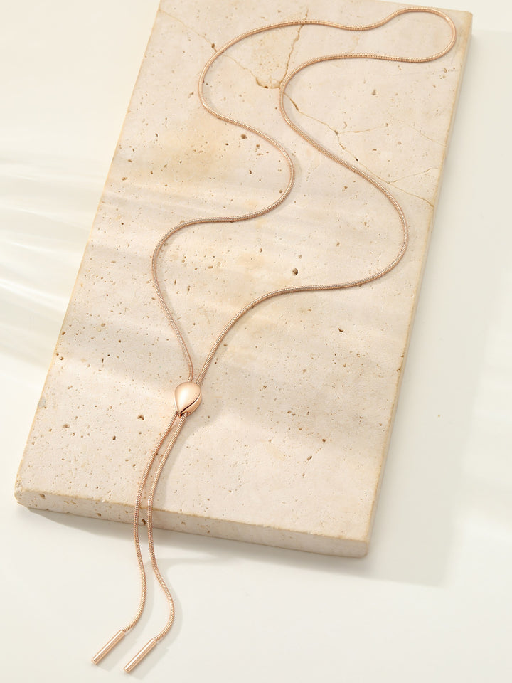 Teardrop Slider Necklace Waterproof