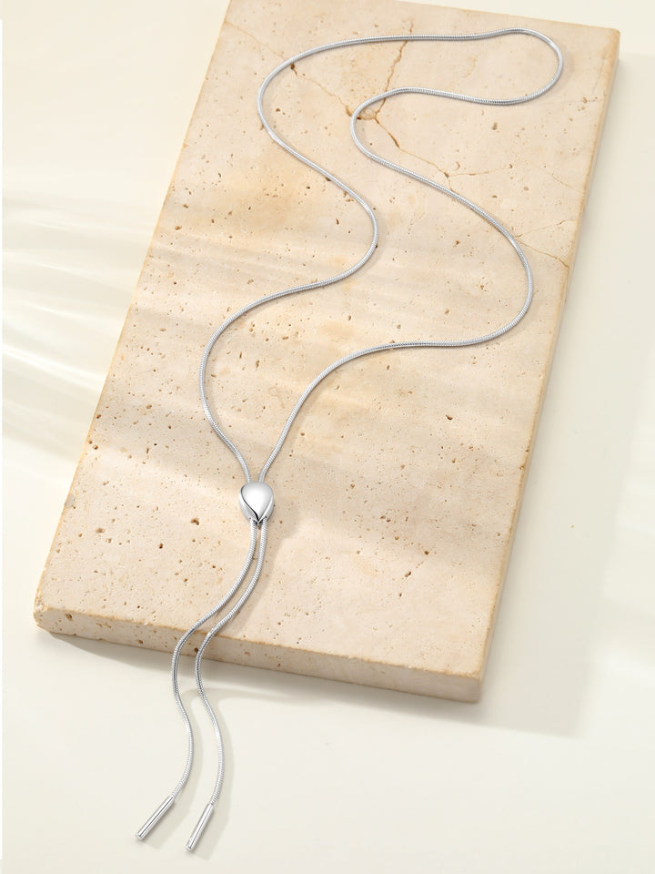 Teardrop Slider Necklace Waterproof