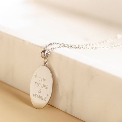 The Future is Female Pendant Necklace
