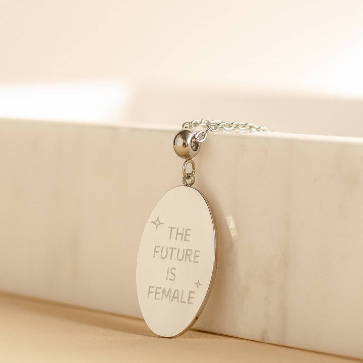 The Future is Female Pendant Necklace
