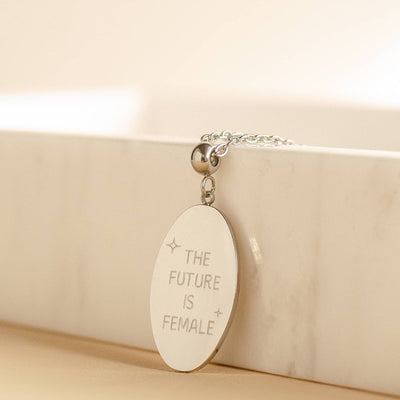 The Future is Female Pendant Necklace