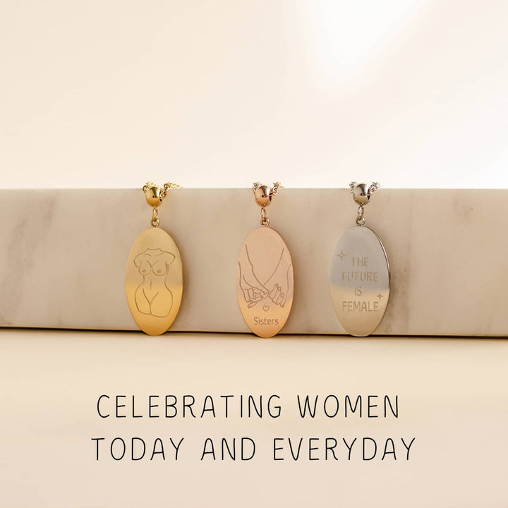 The Future is Female Pendant Necklace