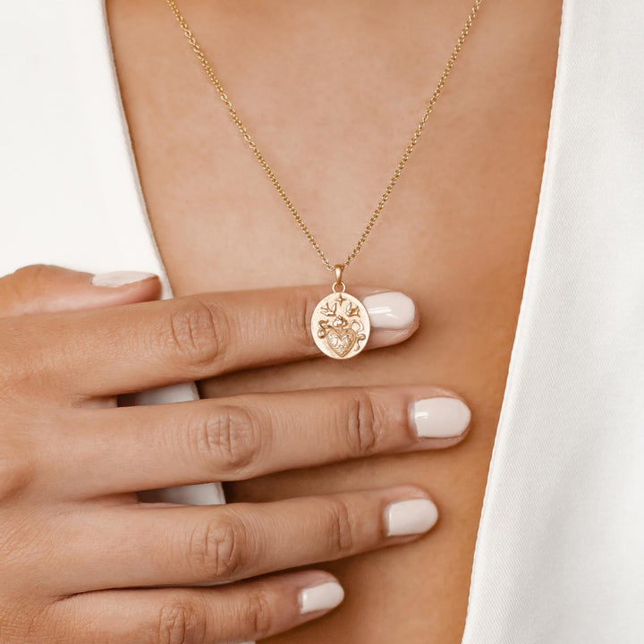 Collier Pendentif Le Cultivateur Argent Sterling