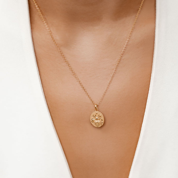 Collier Pendentif Le Cultivateur Argent Sterling