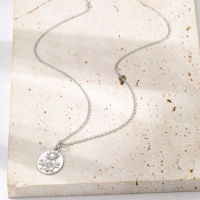 The Sunshine Pendant Necklace Sterling Silver