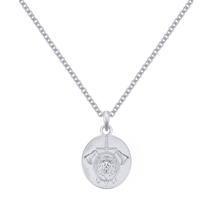 Collier Pendentif Le Guerrier Sterling Argent