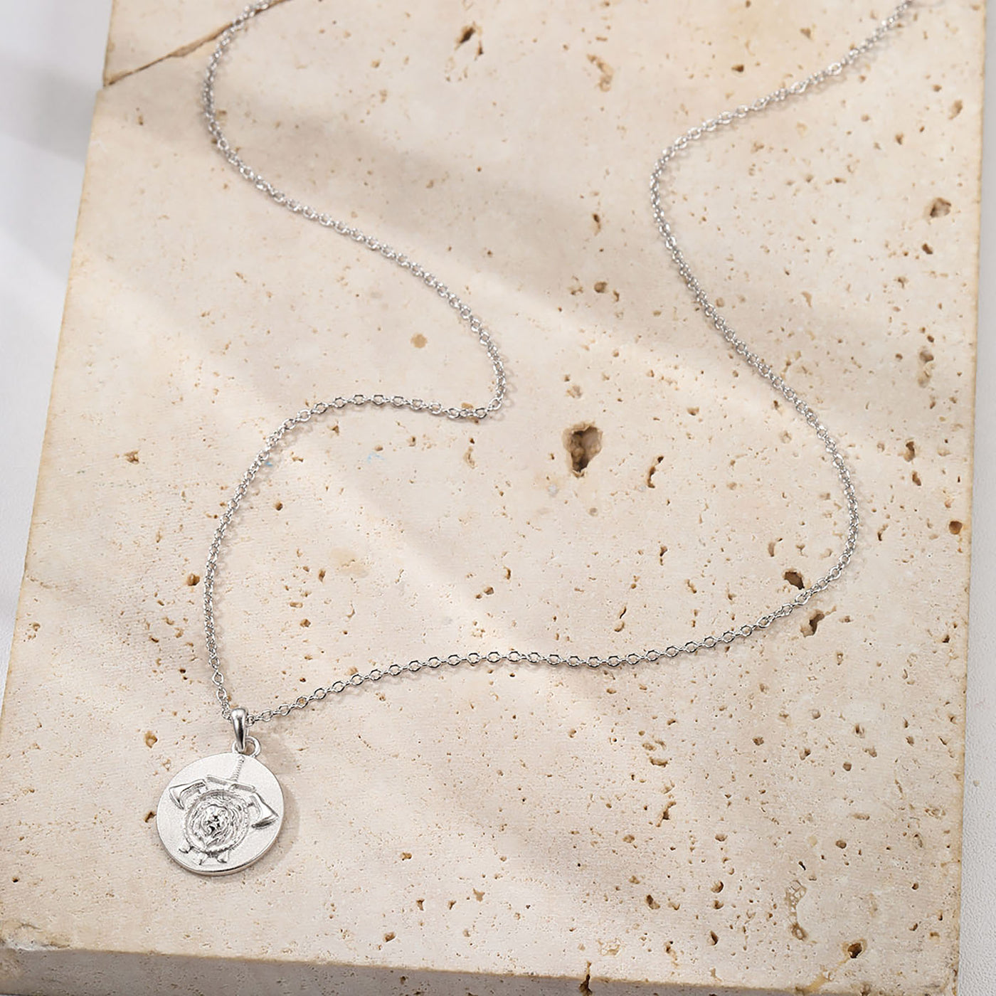Collier Pendentif Le Guerrier Sterling Argent