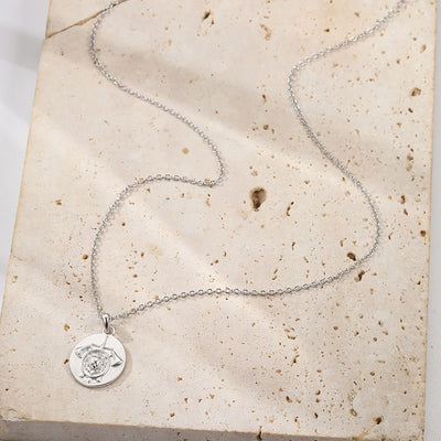 Collier Pendentif Le Guerrier Sterling Argent