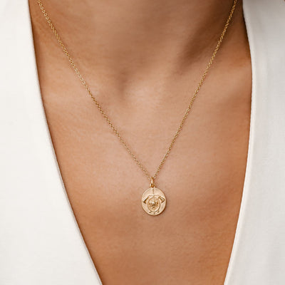 Collier Pendentif Le Guerrier Sterling Argent
