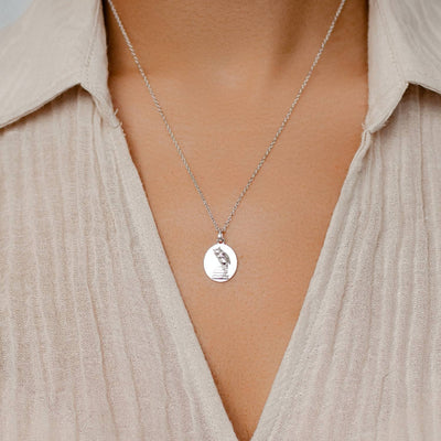 Der Weise Anhänger Kette aus Sterlingsilber