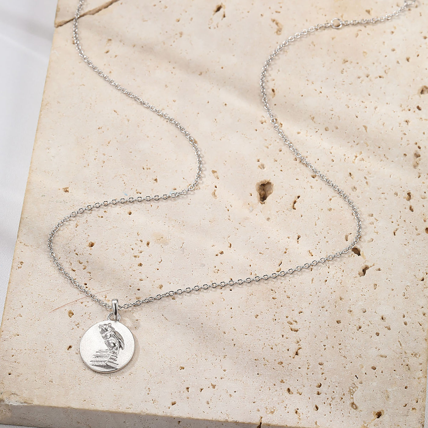 Der Weise Anhänger Kette aus Sterlingsilber