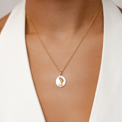 Der Weise Anhänger Kette aus Sterlingsilber