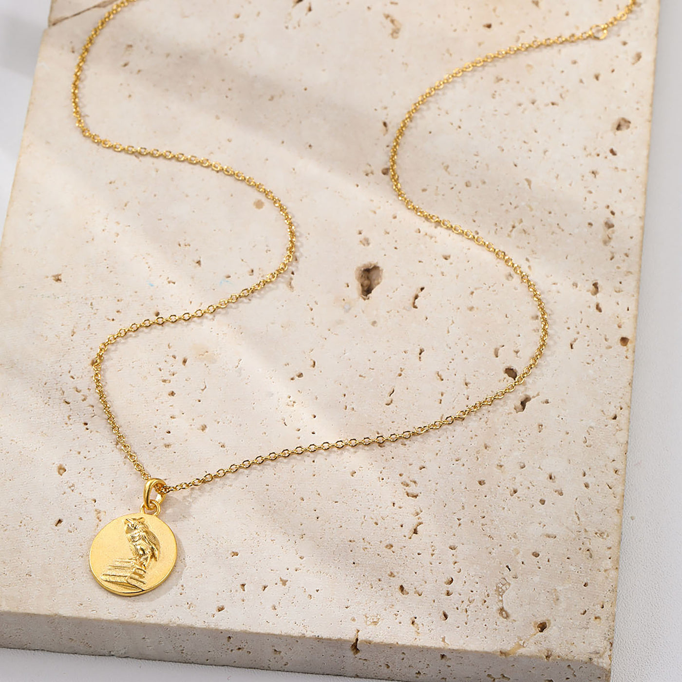 Der Weise Anhänger Kette aus Sterlingsilber