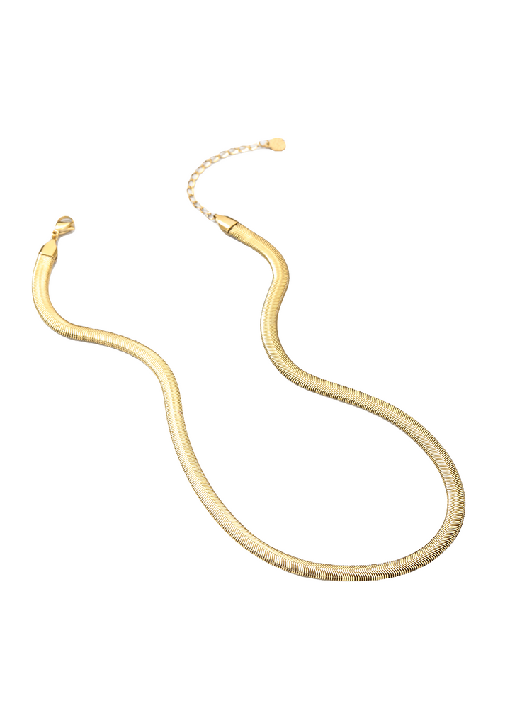 Massive Schlangenkette in Gold
