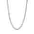 Collier Chaîne Epaisse Serpent en Argent