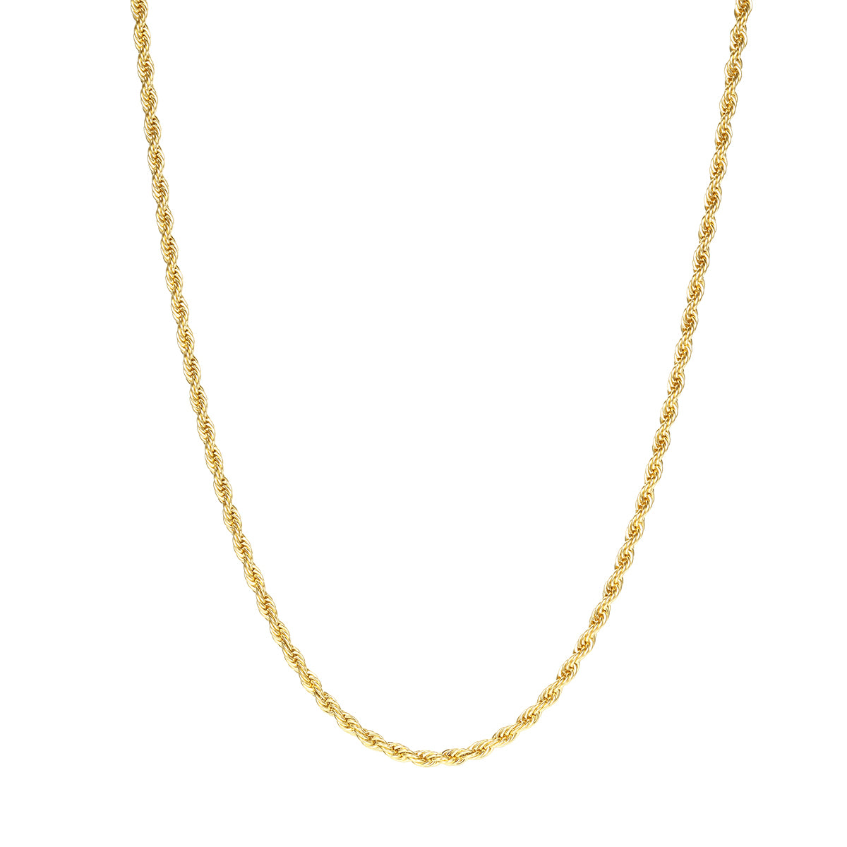 Filigrane Kordelkette in Gold Hey Happiness