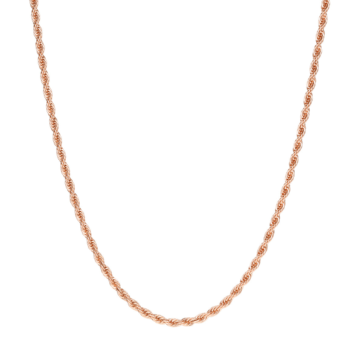 Filigrane Kordelkette Rosegold