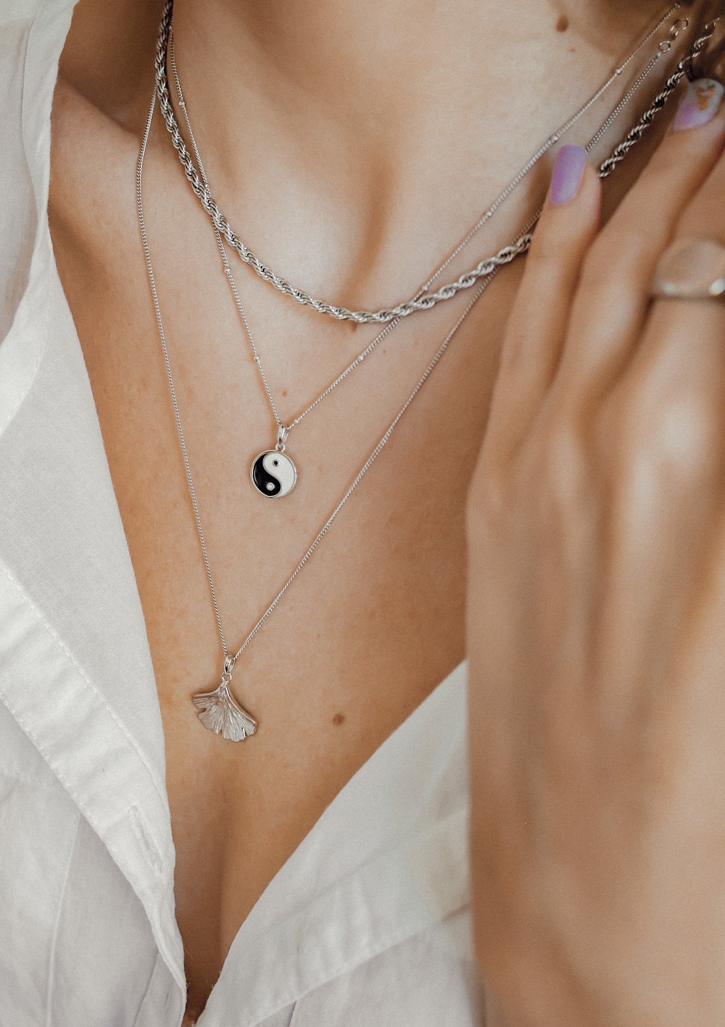 Collier Chaîne Torsadée Fine en Argent