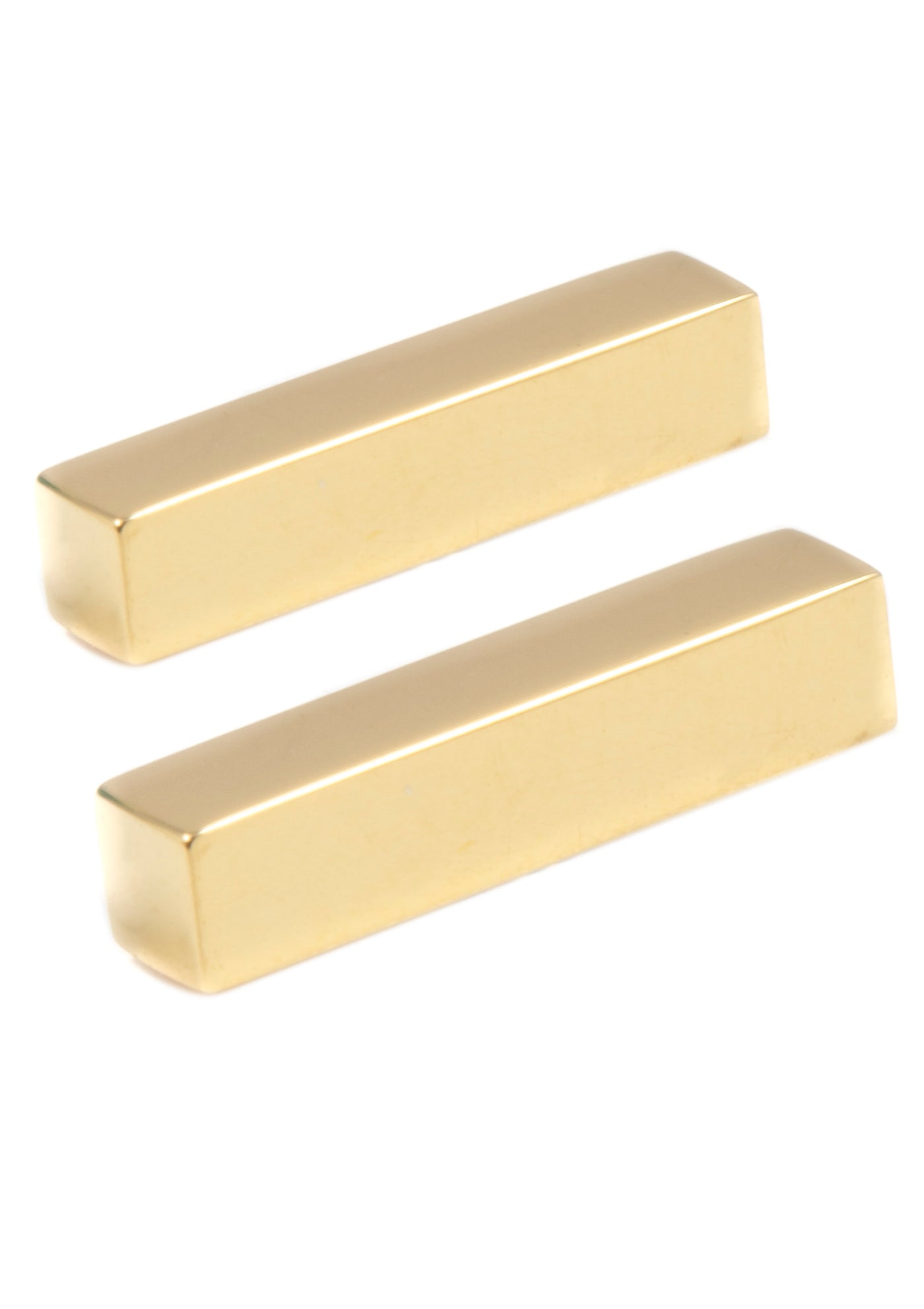 Tiny Bar Stud Earrings Gold