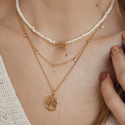 Collier Pendentif Arbre de la Vie Sterling Argent