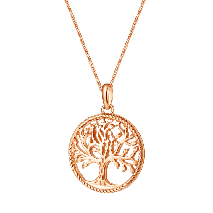 Collar Colgante Árbol de la Vida Plata de Ley 925