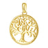 Pendentif Arbre de la Vie Sterling Argent en Or