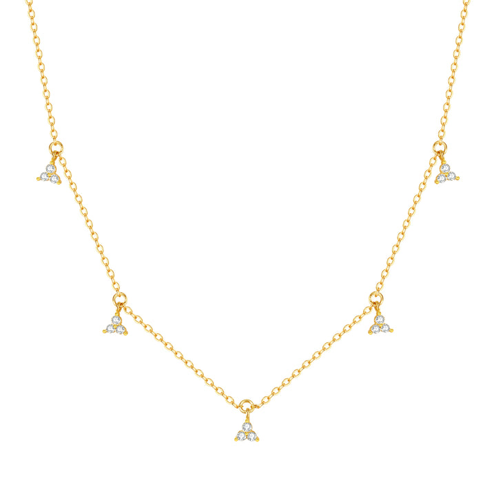 Trinity Sterlingsilber Kette mit Zirkonia