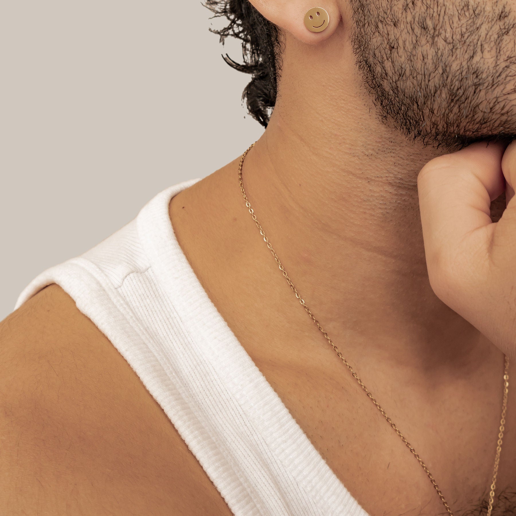 Twist Link Chain Statement Waterproof