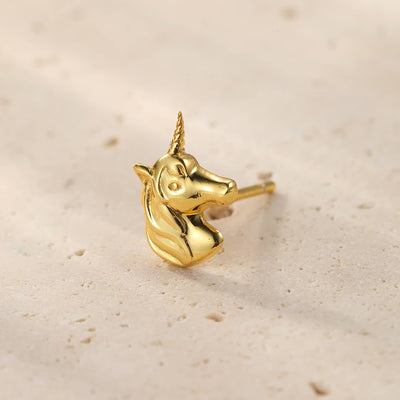 Clous d'Oreille Licorne Sterling Argent
