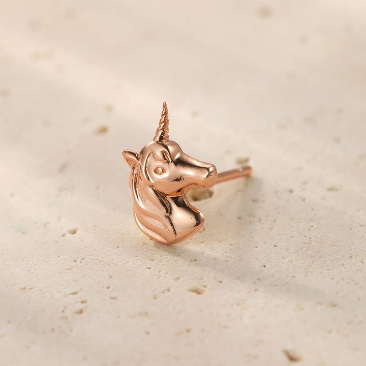Unicorn Stud Earring Sterling Silver – Hey Happiness