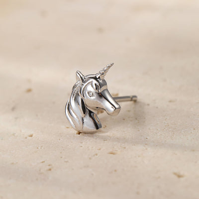 Clous d'Oreille Licorne Sterling Argent