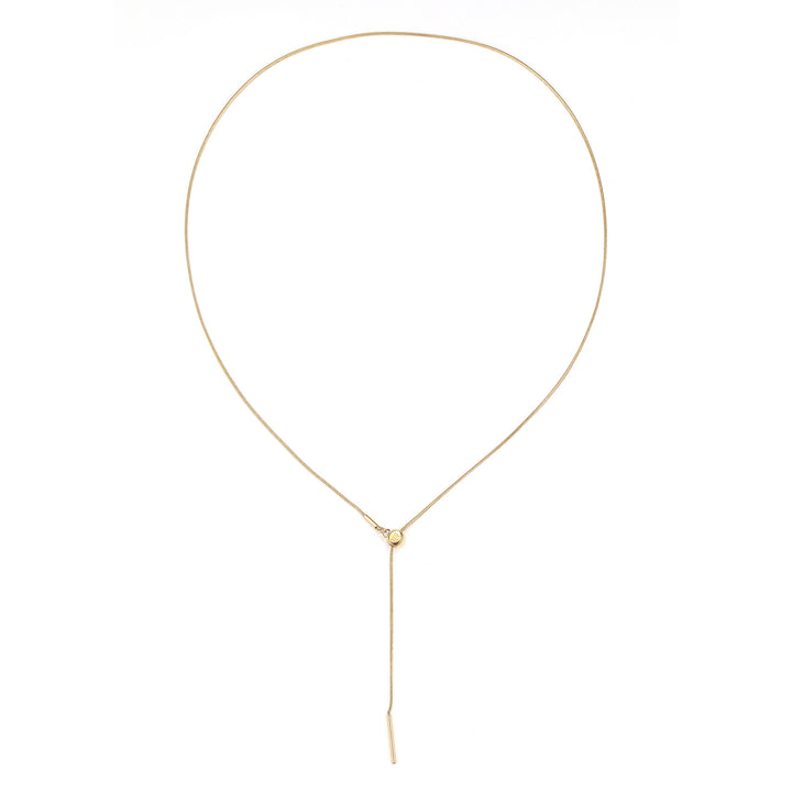 Unisex Runde Schlangenkette Gold