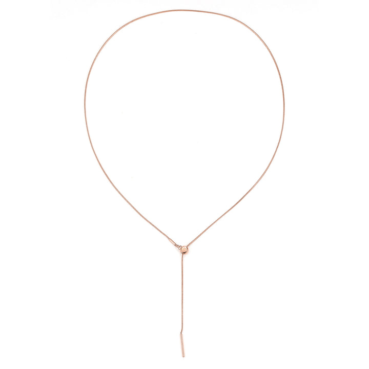 Unisex Runde Schlangenkette Gold