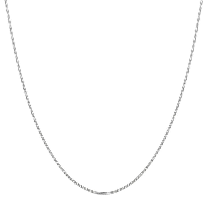 Unisex Runde Schlangenkette Gold