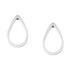 Waterdrop Stud Earrings Silver