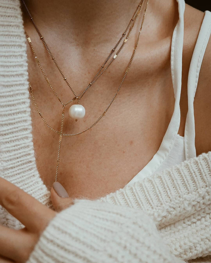 Collier Y Multi Rangs en Or