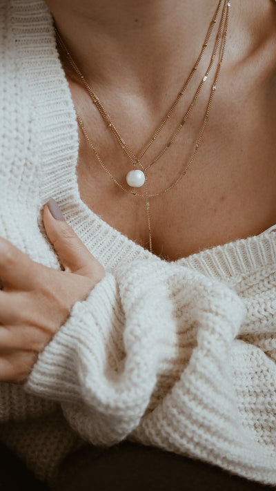 Collier Y Multi Rangs en Or