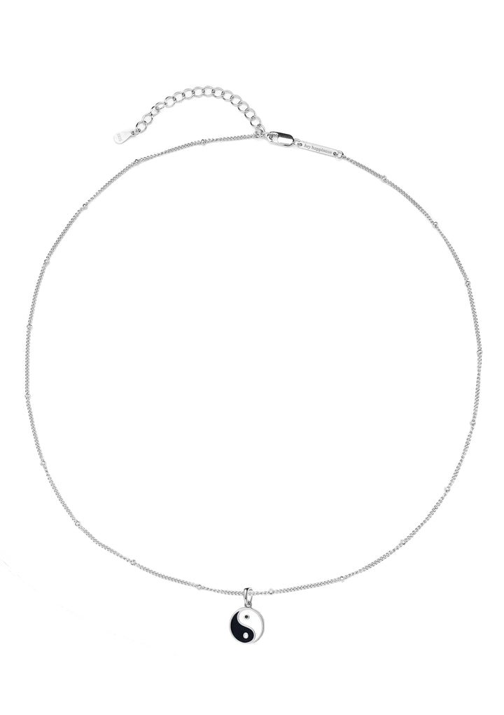 Collier Pendentif Yin Yang Argent Sterling