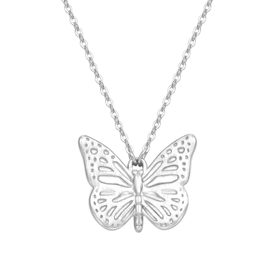 Colliers Pendant Papillon Sterling Argent